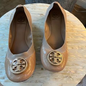 Tory Burch Tan Ballet Flats